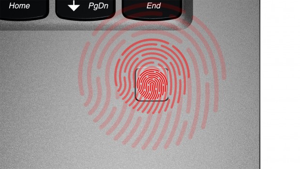 Das Yoga 520 hat auch einen Fingerabdrucksensor für die biometrische Anmeldung. (Bild: Lenovo)